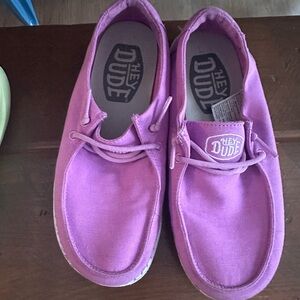 Hey Dude Vibrant Pink Loafers
